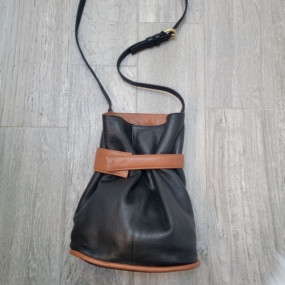 JP Ourse Madison Avenue Leather Bucket Bag